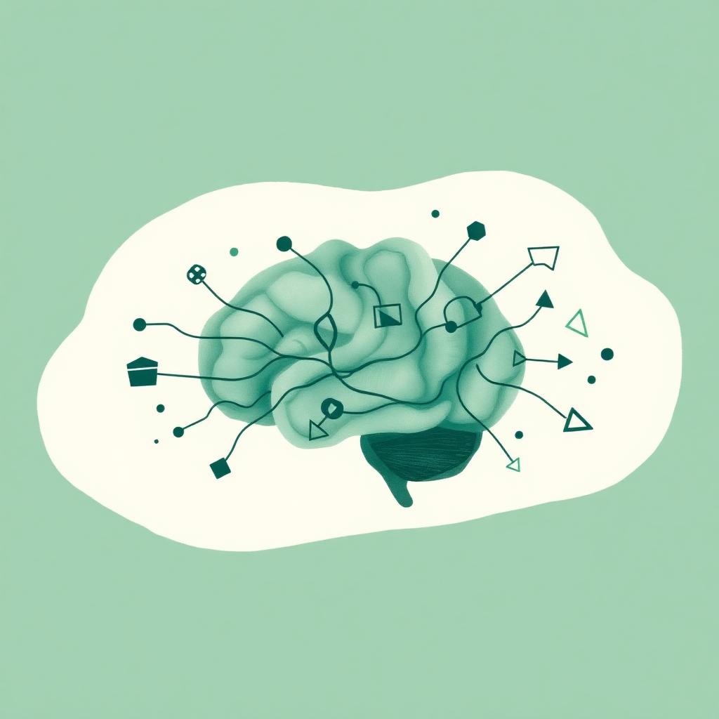 Calming illustration representing ADHD, a condition treated by Dr. Simran Doria at MindNest Neuropsychiatry Clinic
