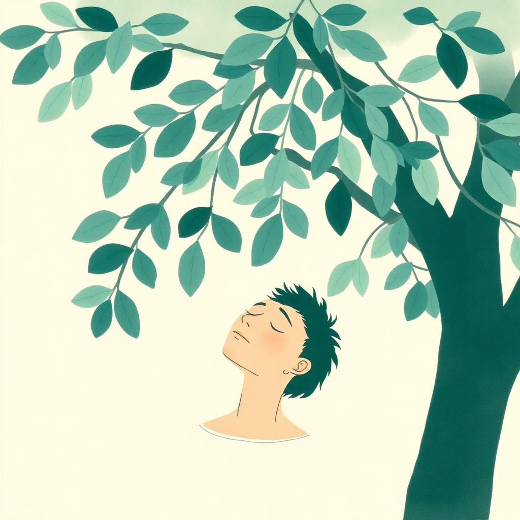 Calming illustration representing Stress, Burnout & Adjustment, a condition treated by Dr. Simran Doria at MindNest Neuropsychiatry Clinic
